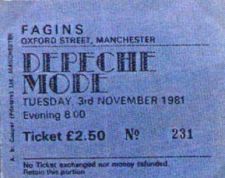 depeche mode at fagins